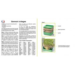 Germoir en bambou (discontinué) - Mano verde.ca - pousses et germinations  bio