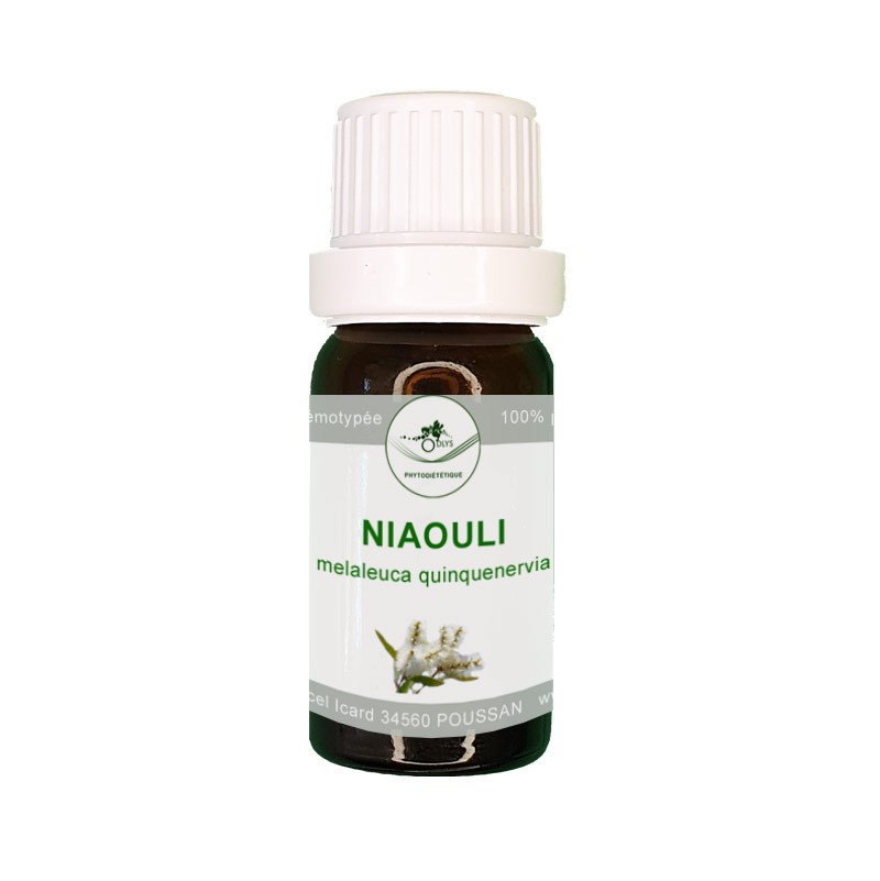 Huile Essentielle Niaouli Bio* 100% Pure & Naturelle Contenance 10ml