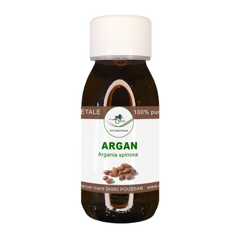 Huile D'argan Pure 60 Ml - Hydratante - Fabriquée En France - Neuve Sous Emballage