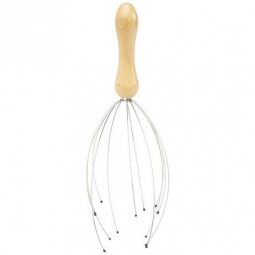 MASSEUR TÊTE MANCHE BAMBOU