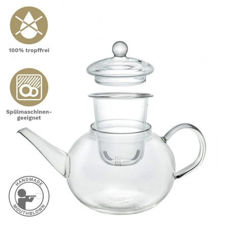 Théière En Métal Noire Mat 1,4L - Compagnie Anglaise Des Thés