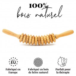 ROULEAU DE MASSAGE BOIS...